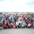 Un grupo gigantesco de más de 60 profsores universitarios de Espaňa, primavera de 2016 en Praga